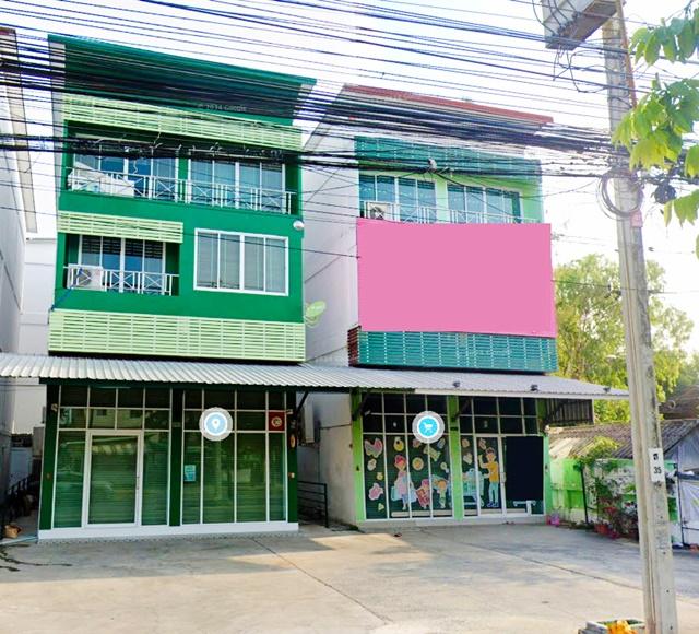สาย1 กาญจนา ให้เช่าอาคารพาณิชย์ 1-2คูหา 3.5 ชั้น บางแวก ราชพฤกษ์ 3แอร์ MRT หลักสอง 3.6 กม.กว้างใหญ่ 32ตร.วา.332 ตร.ม. 3  1