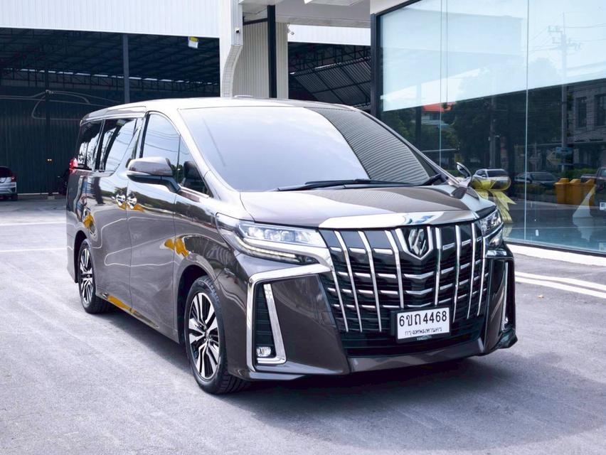 รหัสรถ KPV4468 2021 TOYOTA ALPHARD 2.5 SC PACKAGE สีน้ำตาล 1