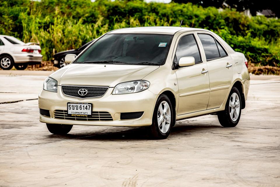 Toyota Vios 1.5S ปี 2005 เกียร์ออโต้ รุ่นท๊อปสุด สีน้ำตาล 