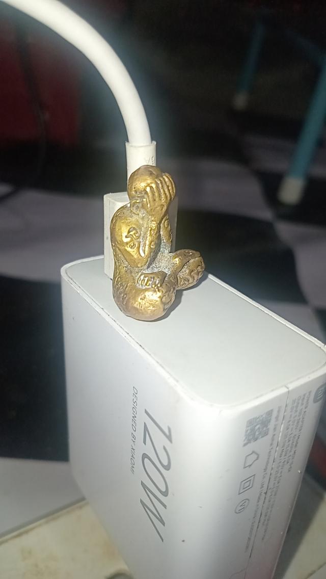 พระปิดตา หลวงพ่อครน เนื้อทองผสมหลังยันยุ้ง 6