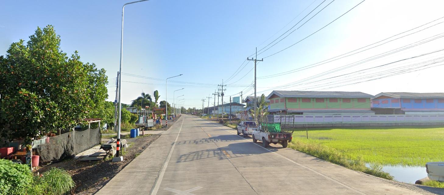 ที่ดิน12ไร่  พื้นที่สีเขียว หน้ากว้าง 58ม.ถนนกาญจนาภิเษก วงแหวนหมายเลข9 ตำบล คลองพระอุดม อำเภอลาดหลุมแก้ว ปทุมธานี 5