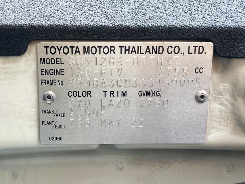 TOYOTA HILUX REVO DOUBLE CAB 2.8 HIGH 4WD ปี 2022 AUTO 4X4 สภาพนางฟ้า รูปที่ 18