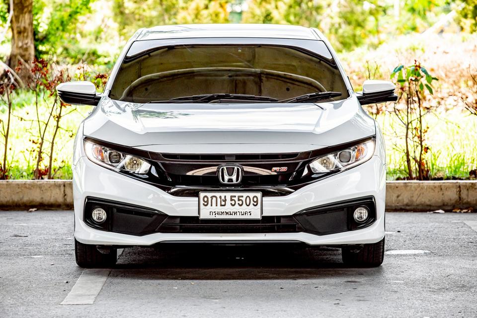 Honda Civic FC 1.8EL ปี2020 สีขาว มือเดียว แต่ง RS