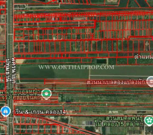 ที่ดิน คลอง14 ถนนรังสิต-นครนายก ใกล้ มศว. อ.องครักษ์ จ.นครนายก 16