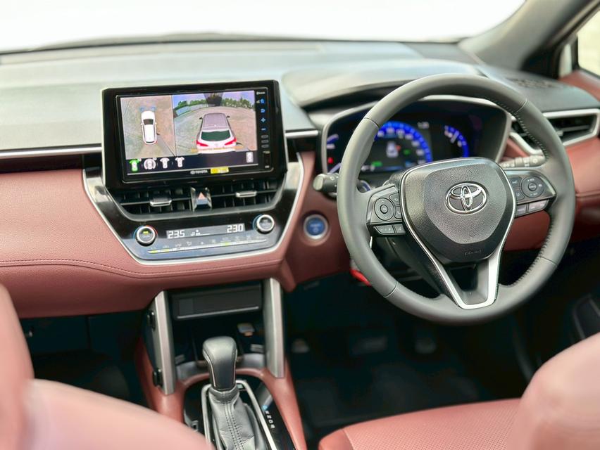 รหัสรถ PAT474 Toyota Corolla Cross 1.8Hybrid Premium Safety  สีขาว ปี2020 13