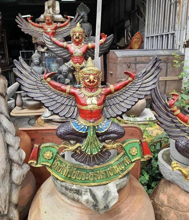 พญาครุฑ ครุฑธนาคาร แขวนผนัง ขนาด70ซม 6