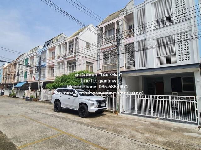 TOWNHOME ขายทาวน์โฮม 3 ชั้น (รีโนเวทแล้ว) ม.ทรัพย์หมื่นแสน ซ.นวลจันทร์ 36 4 BEDROOM 4 Bathroom 20 SQ.WA 3500000 B. ใกล้ก 1