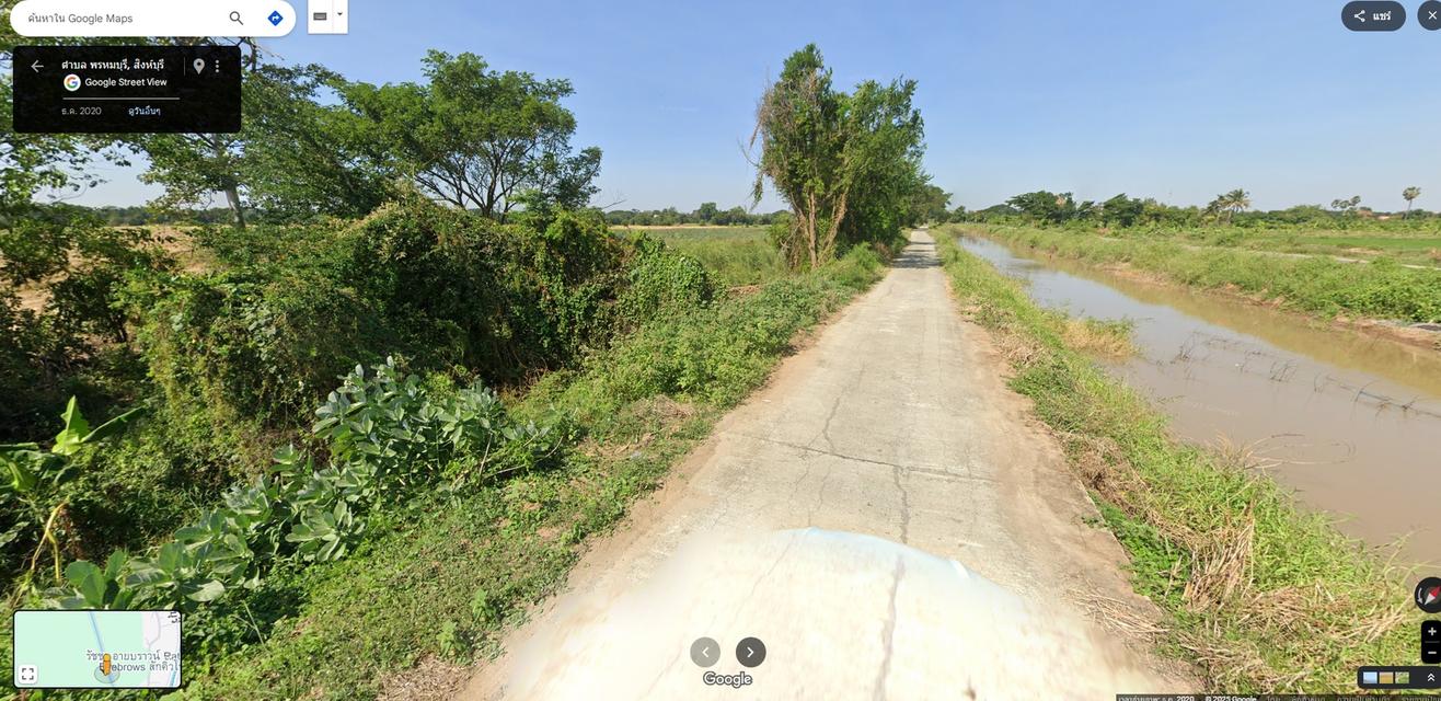 ขายที่ดินติดถนน เลียบคลองชลประทาน