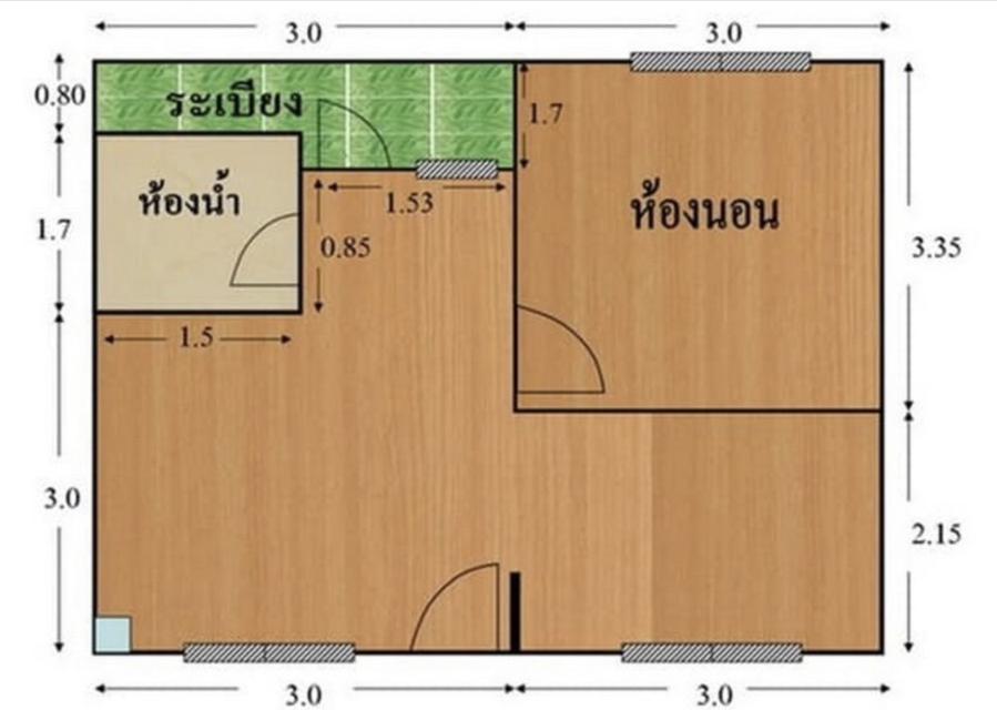 ขายคอนโดบ้านเอื้ออาทร พหลโยธิน กม.44 (ตึก 36) ห้องริม ชั้น 4 พร้อม อยู่ 2