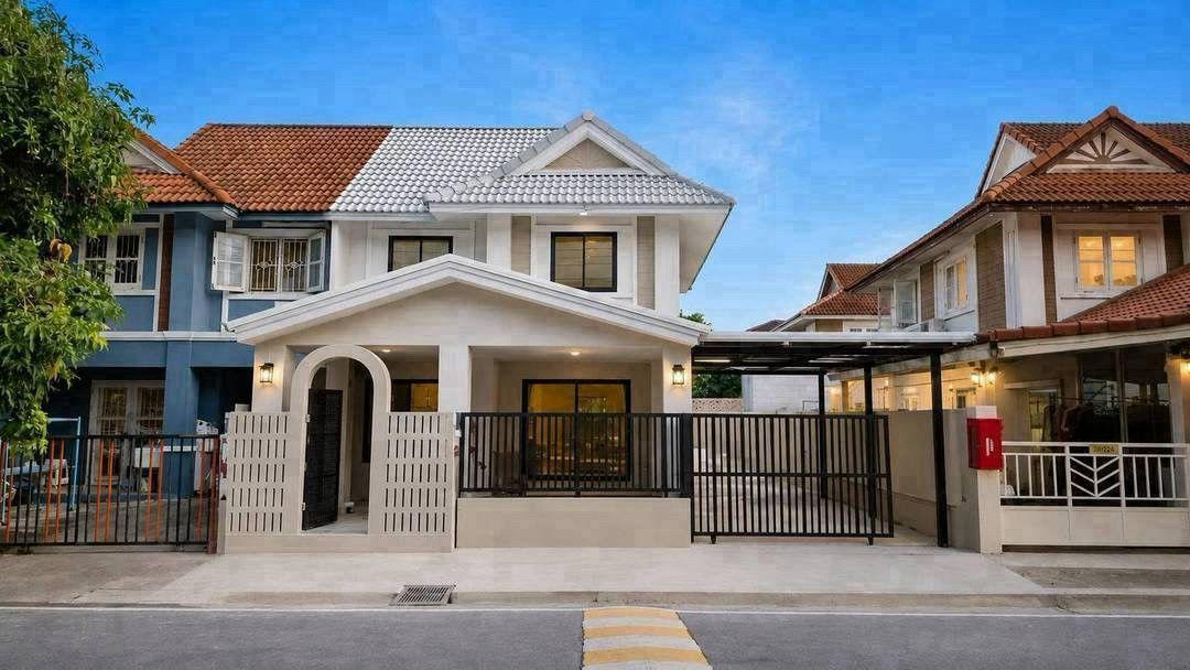 👨‍👩‍👧‍👦 หาบ้านพื้นที่กว้างขวางสำหรับครอบครัวใหญ่ 4 ห้องนอน หน้าบ้านทิศเหนือเย็นสบาย!  🏡 ขายทาวน์เฮาส์ 2 ชั้น มบ.พฤกษา 21 ซ.คลองถนนบางใหญ่ 2