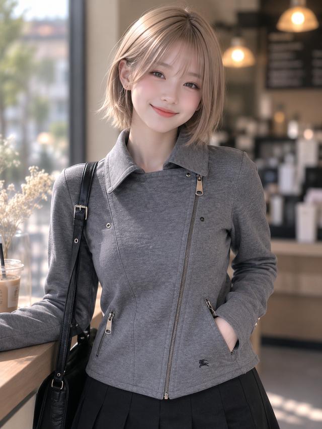 Burberry​ Blue Label Biker Jacket 🍒🍒​
