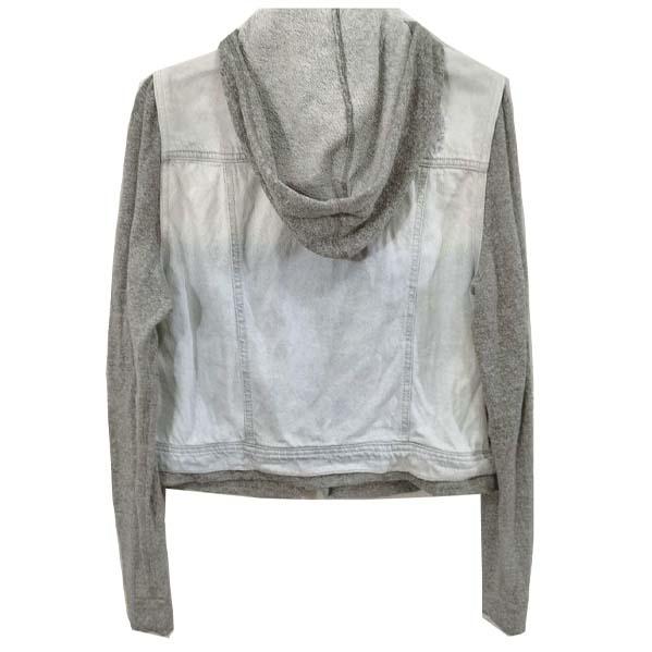 lei มีฮู๊ด สีฟอกซีด หายากมาก ผ้าใหม่มาก
