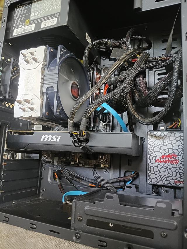 คอมi3 9100f gtx760 Ssd256g ram8g hdd500g Psu 520w 3