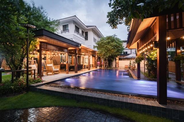 ขายบ้านเดี่ยวสร้างเอง3ชั้นย่านรามอินทราวัชรพลเลียบด่วนสุขาภิบาล5เขตบางเขน พร้อมสระว่ายน้ำพร้อมอยู่ 2