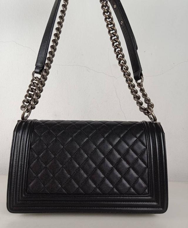 กระเป๋าชาแนล Chanel boy 10" Caviar RHW holo25 Very good condition FULLSET รูปที่ 16