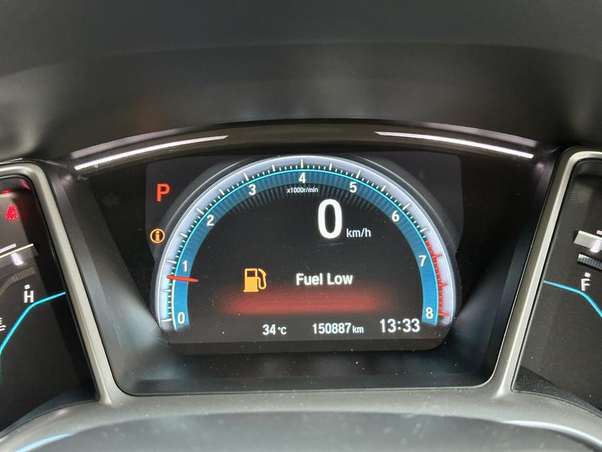 รหัสรถ PAT7205 Honda Civic FC 1.8EL สีดำ ปี 2017 รูปที่ 9