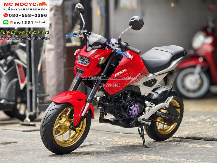 Msx sf รุ่นTop Abs 2018 รถบ้านแท้ไม่ใช่รถประมูล เครื่องท่อเดิมชุดสีสวย มีเล่มชุดโอนครบ  No1188    2