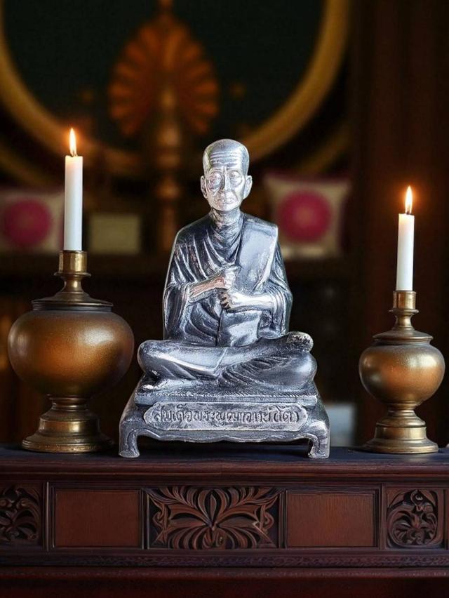 พระบูชาสมเด็จพระพุฒาจารย์ (โต พรหมรังสี) เนื้อโลหะ