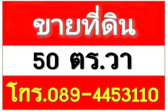 ขายที่ดินว่างเปล่า 50 ตร.วา ใกล้นิคมอุตสาหกรรม วังน้อย อยุธยา