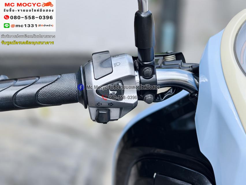 Scoopy i 2023 วิ่ง4000โล รถบ้านมือเดียว เครื่องท่อเดิม กุญแจบุคเซอวิสครบ เล่มเขียวชุดโอนครบ No1300 8