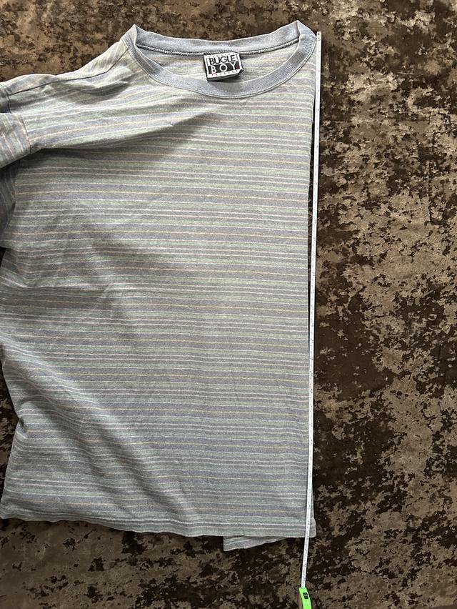 [เปิดขาย] VINTAGE 90s GENUINE BUGLE BOY LONG SLEEVE STRIPE TEE รูปที่ 11