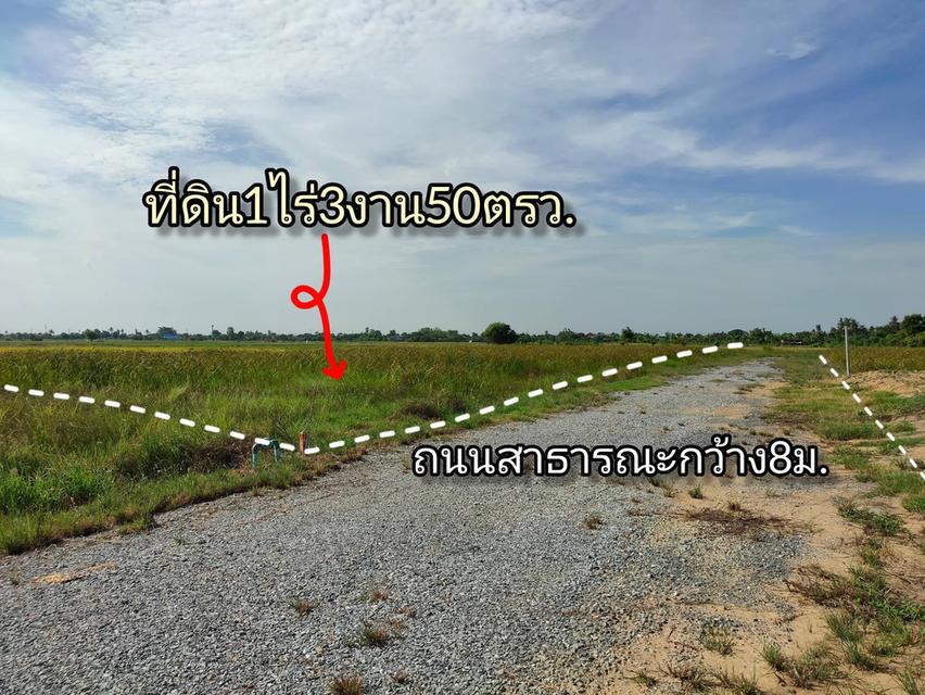 ที่ดิน1ไร่3งาน50ตร.ว. แปลงสุดท้าย ราคาถูก เมืองสุพรรณบุรี 9