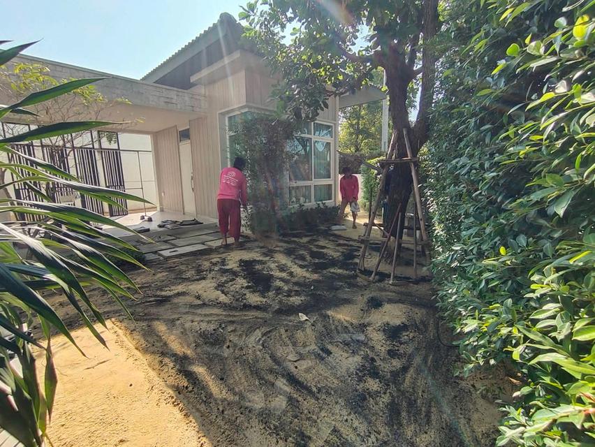 ถมดินอุดโพรงรอบบ้านช่างมืออาชีพ 1