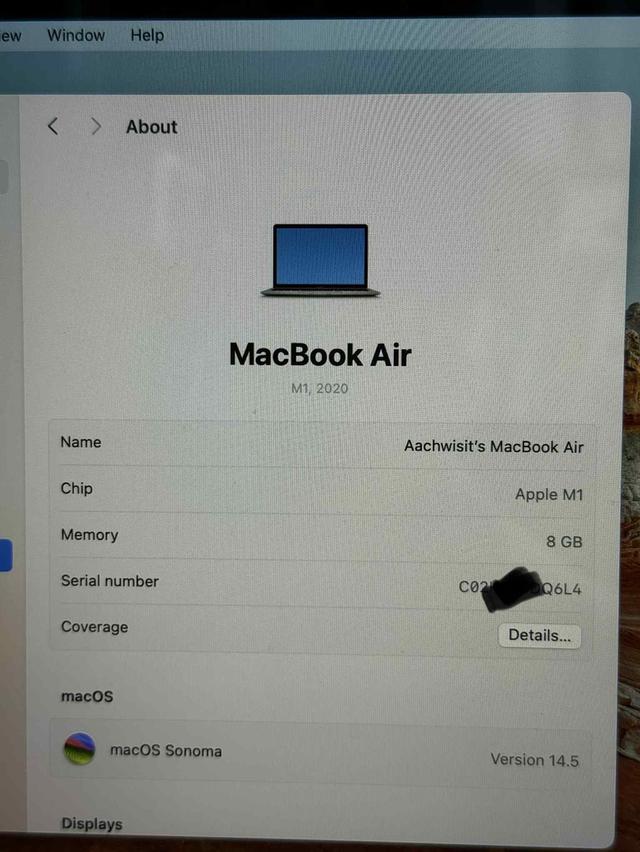 Macbook Air M1