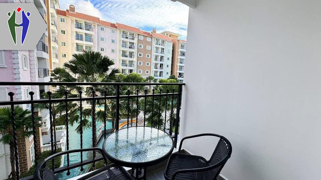 คอนโดให้เช่า เซเว่นซี2 นาจอมเทียน  1ห้องนอน •	ขนาด 35 ตารางเมตร สตูดิโอ ห้องนอน 1 ห้องน้ำ •	2 เครื่องปรับอากาศ, ตู้เย็น •	ระเบียงวิวสระว่ายน้ำพร้อมเฟอ 8