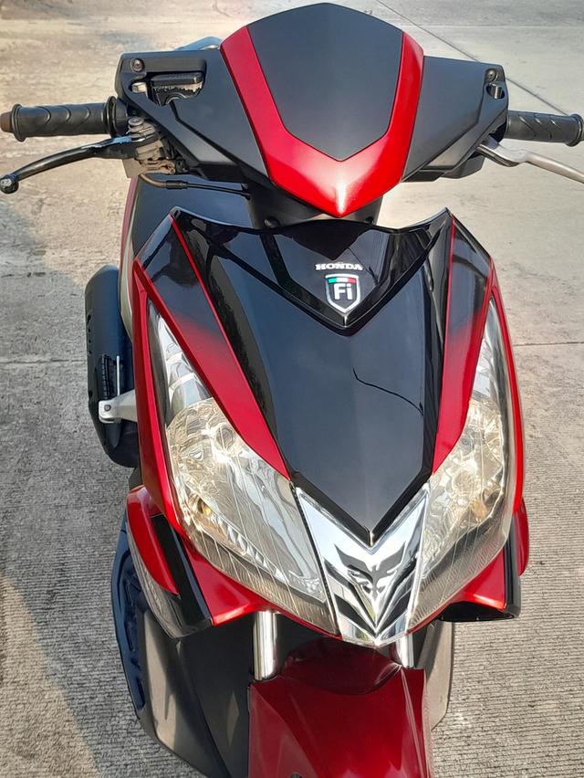 Honda Air Blade i หัวฉีด ปี2009 สีMoonlight Red-Black 6