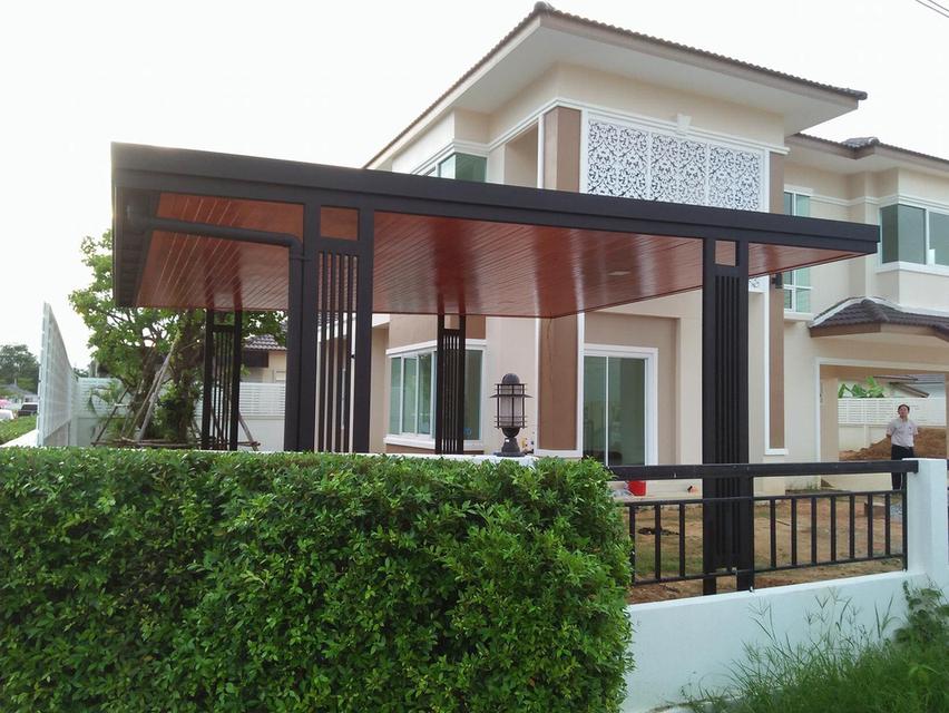 ติดตั้งรางน้ำฝนนครพนม รับเหมารับติดตั้งท่อดูควัน ติดตั้งกันสาดนครพนมผ้าใบ  9