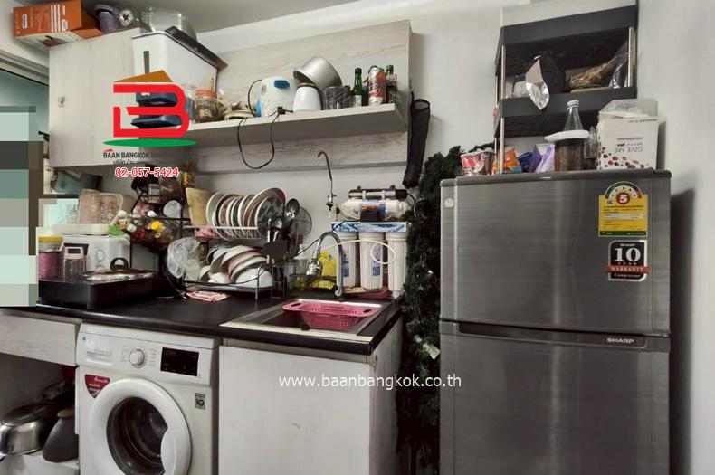 คอนโดมิเนียม แอสปาย วุฒากาศ (ซอย วุฒากาศ 19) (ใกล้ BTS วุฒากาศ) เนื้อที่ 30.5 ตรม. แขวงตลาดพลู เขตธนบุรี 8