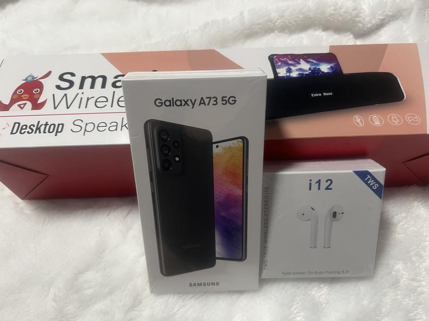 Samsung galaxy A73 5G(8+128GB) โทรศัพท์มือถือหน้าจอใหญ่ 6.7 ของใหม่ มือหนุึ่ง 3