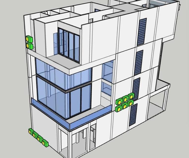 ขายที่ดินแปลงเล็ก 50 ตารางวา ปรีดี 20 สุขุมวิท 71 พร้อมแบบบ้านหรูมีลิฟต์ 8
