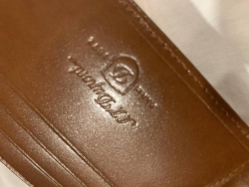 ST Dupont wallet 6 ccredit ccards and coins line D Brown  No Damage New 5