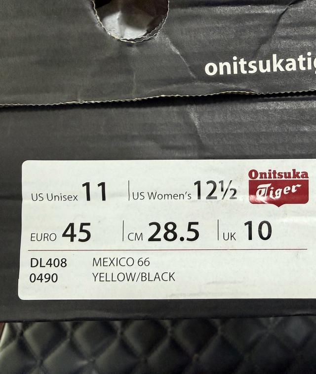 รองเท้า Onitsukatiger Mexico66 Yellow/Black รูปที่ 7