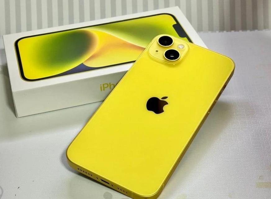 ไอโฟน 14 พลัส สีเหลือง