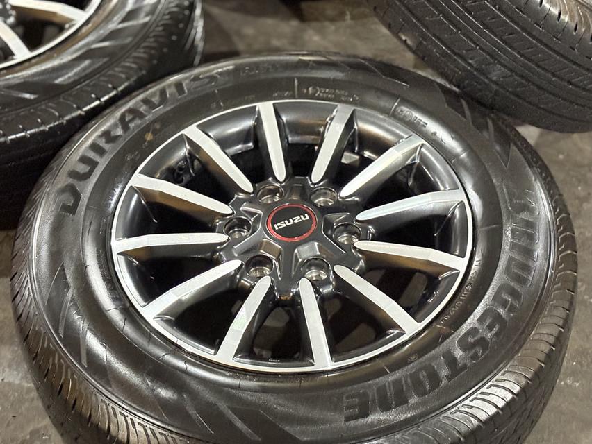 ล้อ ISUZU ขอบ 16 พร้อมยาง 215/70 R16 BS ปี 20 ดอกเต็มเหมือนป้ายแดง  6