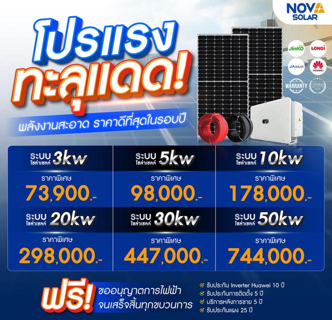 โซล่าเซลล์ 50 kw สำหรับโรงแรม รีสอร์ท อาคารสูง สำนักงานใหญ่ รูปที่ 11