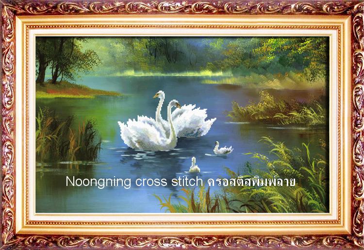 ร้าน Noongning Cross stitch ครอสติสพิมพ์ลาย จำหน่ายอุปกรณ์ครอสติส ภาพติดเพชร1196 2