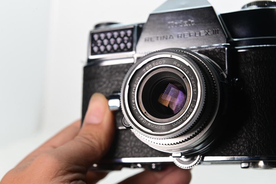 กล้องฟิล์ม kodak retina reflex iii  Kodak Retina Reflex III กล้อง SLR  9