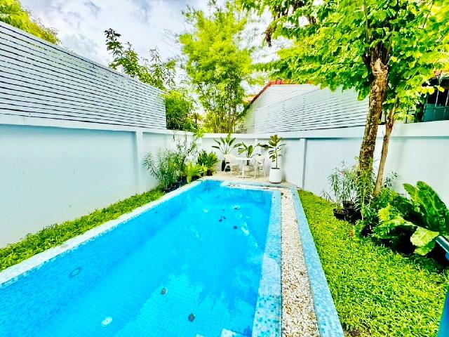 BTS พระโขนง 400 ม. Pool Villa สุขุมวิท 63-69 ให้เช่าคฤหาสน์หรู 3ชั้น 62ตร.วา.412ตร.ม.พร้อมเฟอร์ แอร์ ซ.สุขุมวิท 65-69 5  2