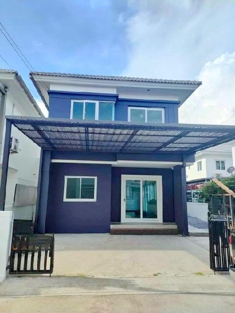 MRT ตลาดบางใหญ่ 5.2กม. ตลาดพระเงิน 3 กม. ขาย-เช่า บ้านเดี่ยว 44 ตร.วา.180 ตร.ม. 4 นอน 5