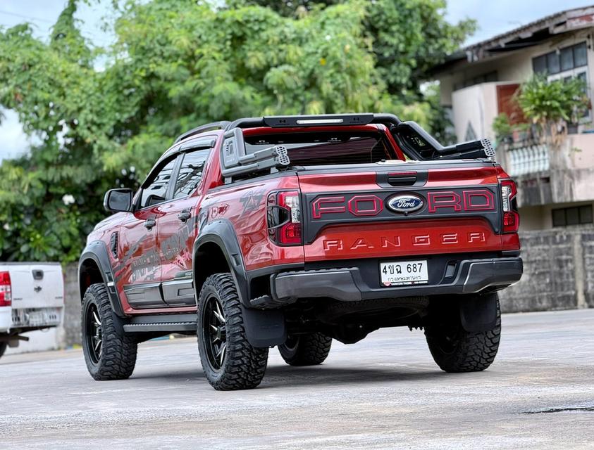 2023 FORD RANGER, 2.0 SPORT 4WDโฉม HI-RIDER DOUBLE CAB เกียร์ออโต้ สีส้ม รูปที่ 7