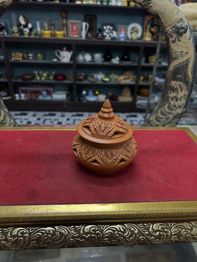 ผอบดินเผาแกะสลักลาย ผอบดินเผาแกะสลักลาย 3