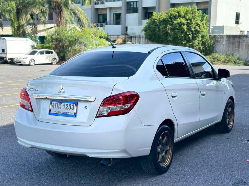 MITSUBISHI ATTRAGE 1.2GLX (MNC) เกียร์ธรรมดา สีขาว ปี 2017