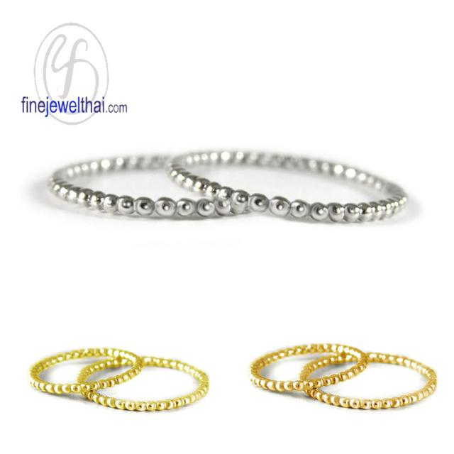 Finejewelthai แหวนคู่รัก สไตล์มินิมอล RC123700