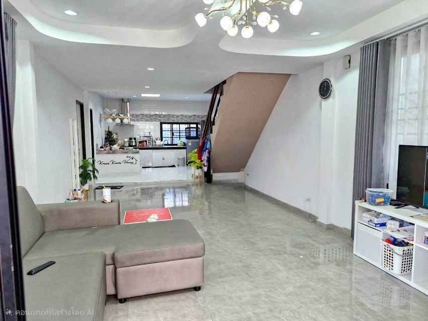 บ้านเดี่ยว2ชั้น 50ตร.วา ทำเลติดรถไฟฟ้าสีชมพู1.5กม 8