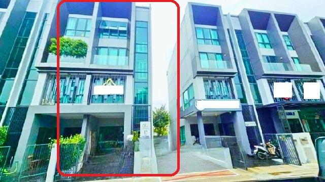 แฮปปี้ อเวนิว ดอนเมือง 800 ม. ถ.สรงประภา ลิฟท์พร้อม โฮมออฟิศ 4ชั้น 4นอน 6น้ำ หลังหัวมุมติดสวน 23ตร.วา. 360ตร.ม. 8 แอร์ ร 1