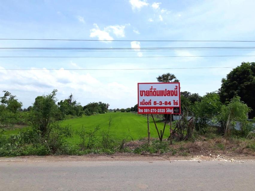 ขายที่ดินใกล้วัดปากกราน อยุธยา เนื้อที่ 5 ไร่ 3 งาน 84 ตร.ว. เหมาะทำการเกษตร หรือสร้างบ้านพัก 1